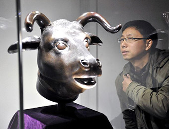“四大兽首”亮相济南圆明园特展