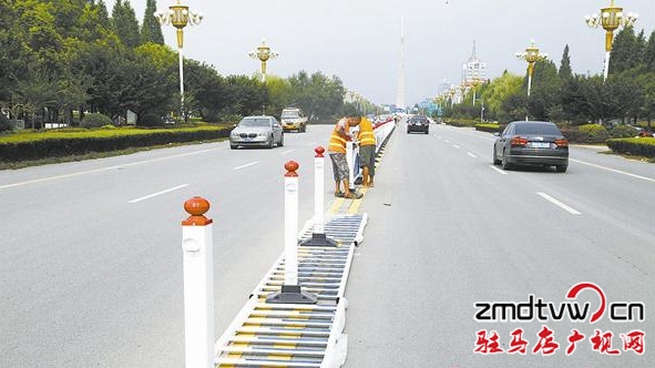 开源大道实施美化升级改造工程