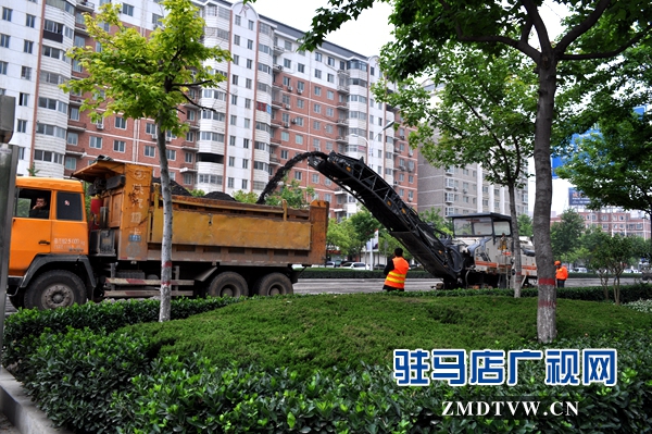 驻马店中心城区道路施工