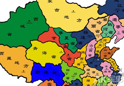 中华民国地图变化的几个重要时期