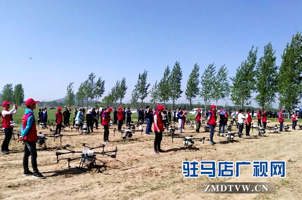 确山县2018年小麦一喷三防无人机作业项目启
