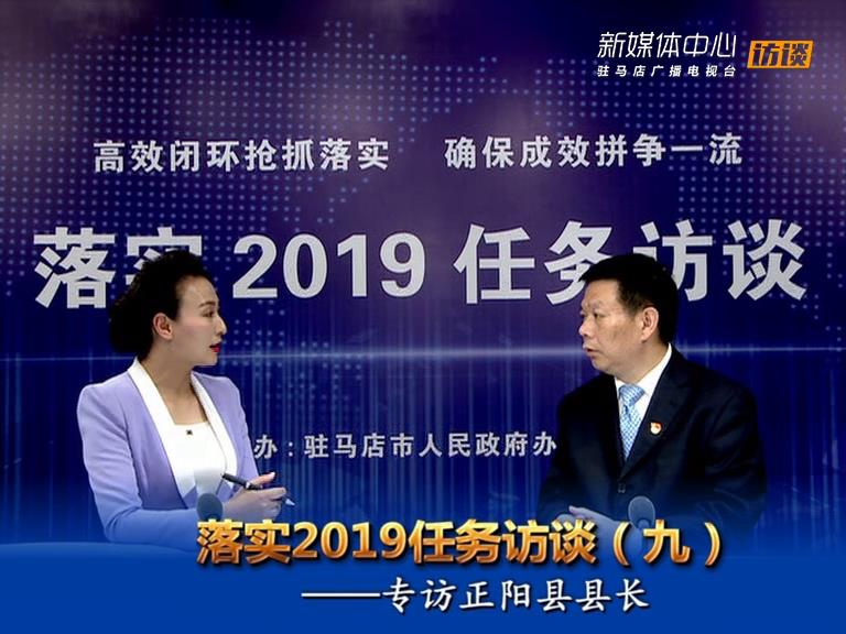 落实2019任务访谈--正阳县人民政府县长王东征