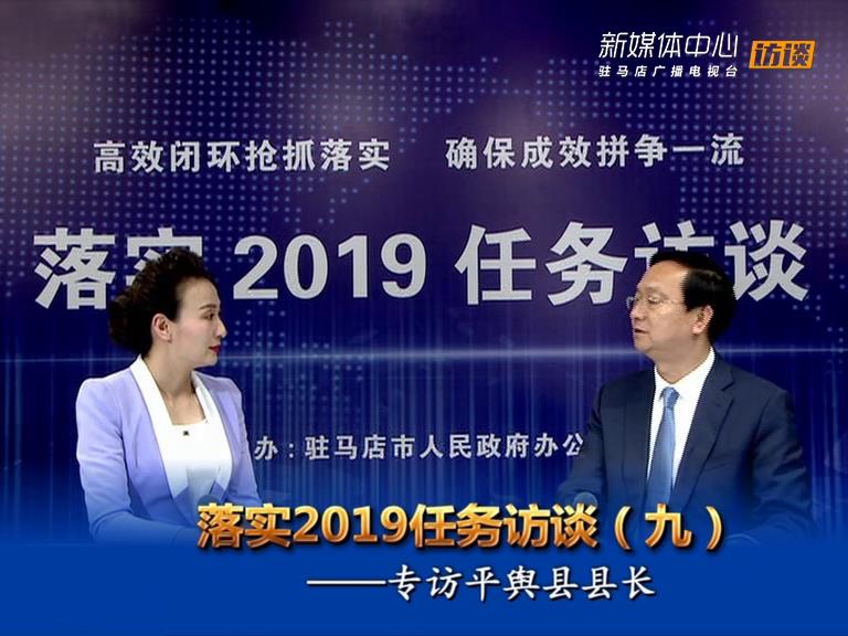 落实2019任务访谈--平舆县人民政府县长赵峰