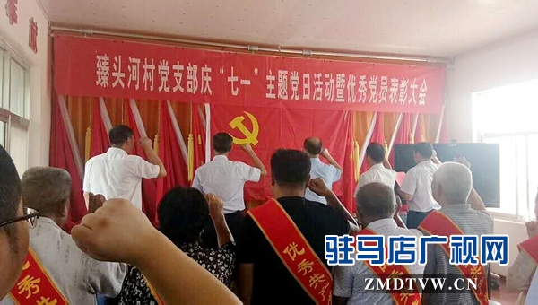 汝南县三桥镇迎“七一”主题党日活动形式多  