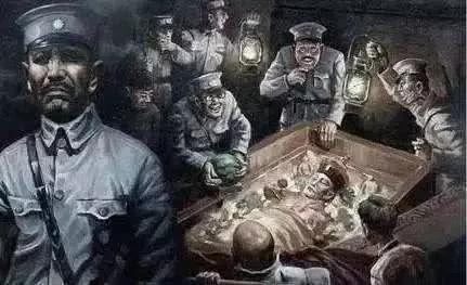 孙殿英盗慈禧墓发现一贴身物，士兵嫌太脏扔了，几十年后竟成国宝 