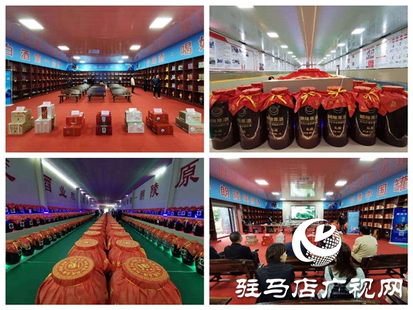 朗陵原酒压排度夏150天发酵期开窖酿酒当日喜迎许昌市客商参观考察
