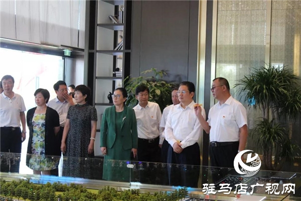 驻马店市委副书记、市长朱是西一行亲临中多集团•中环国际项目现场考察指导