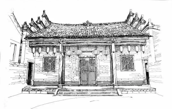 农业时代的温度:来自中国村落文化研究中心的传统村落建筑手绘图