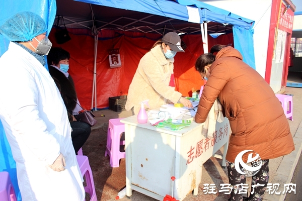 汝南县古塔街道：抗疫队伍有个“花木兰”