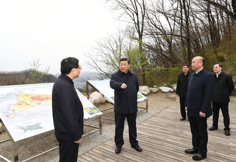 习近平在陕西考察秦岭生态保护情况