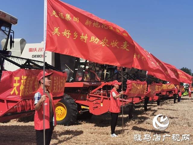 天福、新地花生集团助农收麦忙 三夏时节确保颗粒归仓