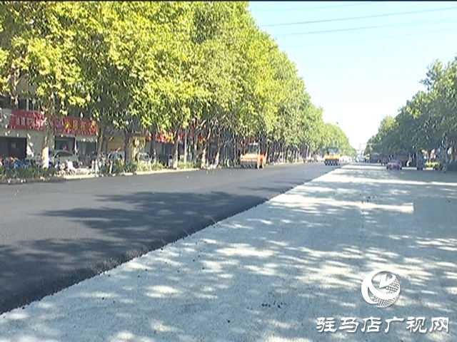 迎盛会 保畅通 市区多条道路整修路面