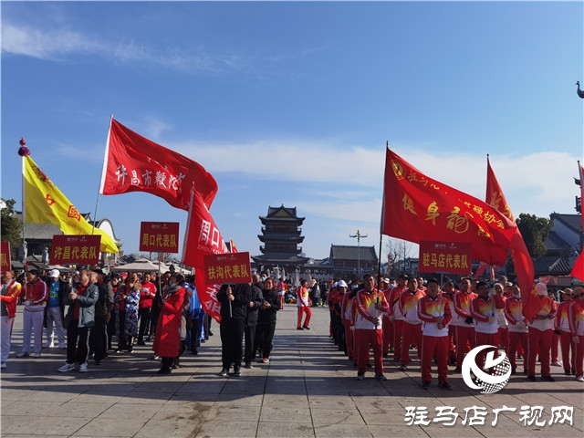 鞭声阵阵 龙飞陀舞河南驻马店市驿城区皇家驿站五市同台竞技展舞姿