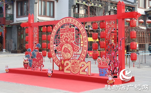 驻马店：张灯结彩年味浓 年货市场迎春忙