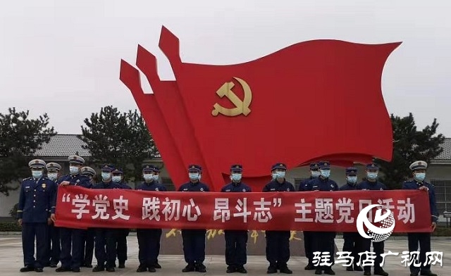 泌阳县消防救援大队开展学习党史教育主题活动