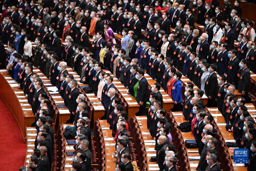 全国政协十三届五次会议在京开幕 习近平等到会祝贺