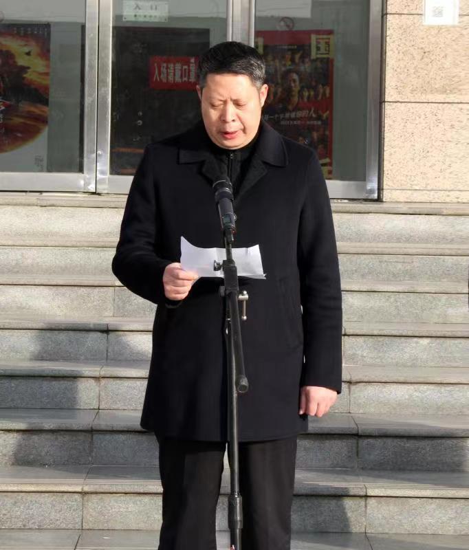 遂平县举行“喜迎新春佳节 共建和谐社会”宣传暨“平安春联进万家”活动启动仪式