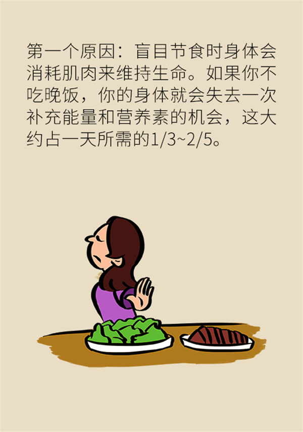 不吃晚饭减肥？专家提醒：体重或反弹更多