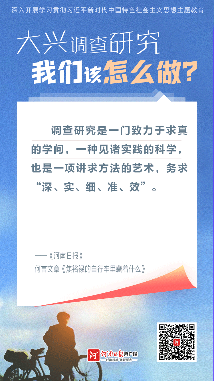 海报丨大兴调查研究，我们该怎么做？
