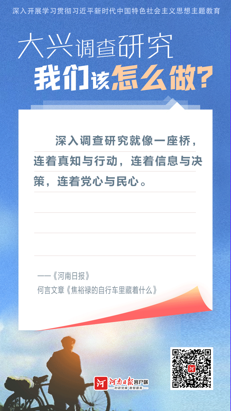 海报丨大兴调查研究，我们该怎么做？