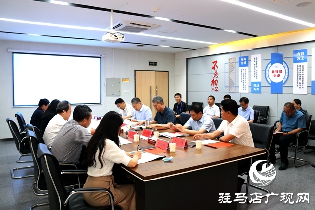 省广播电视局调研组到驻马店考察指导广电工作 曹新博参加