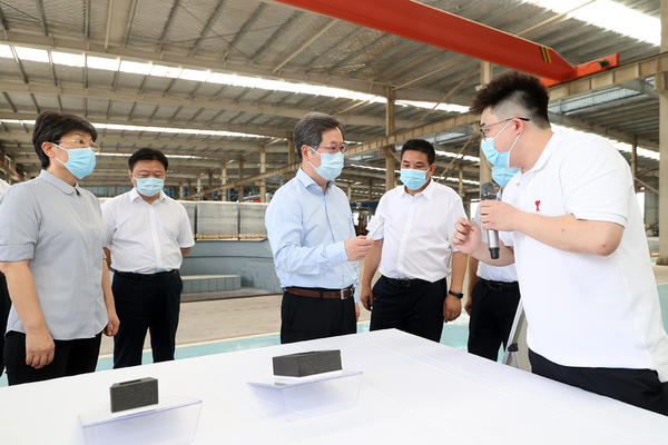楼阳生到焦作市部分县市调研