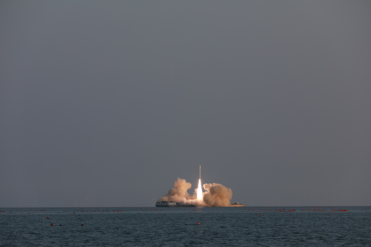 谷神星一号海射型运载火箭成功发射