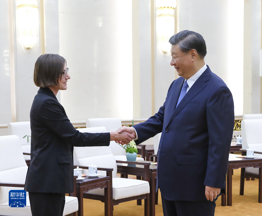 习近平会见红十字国际委员会主席斯波利亚里茨