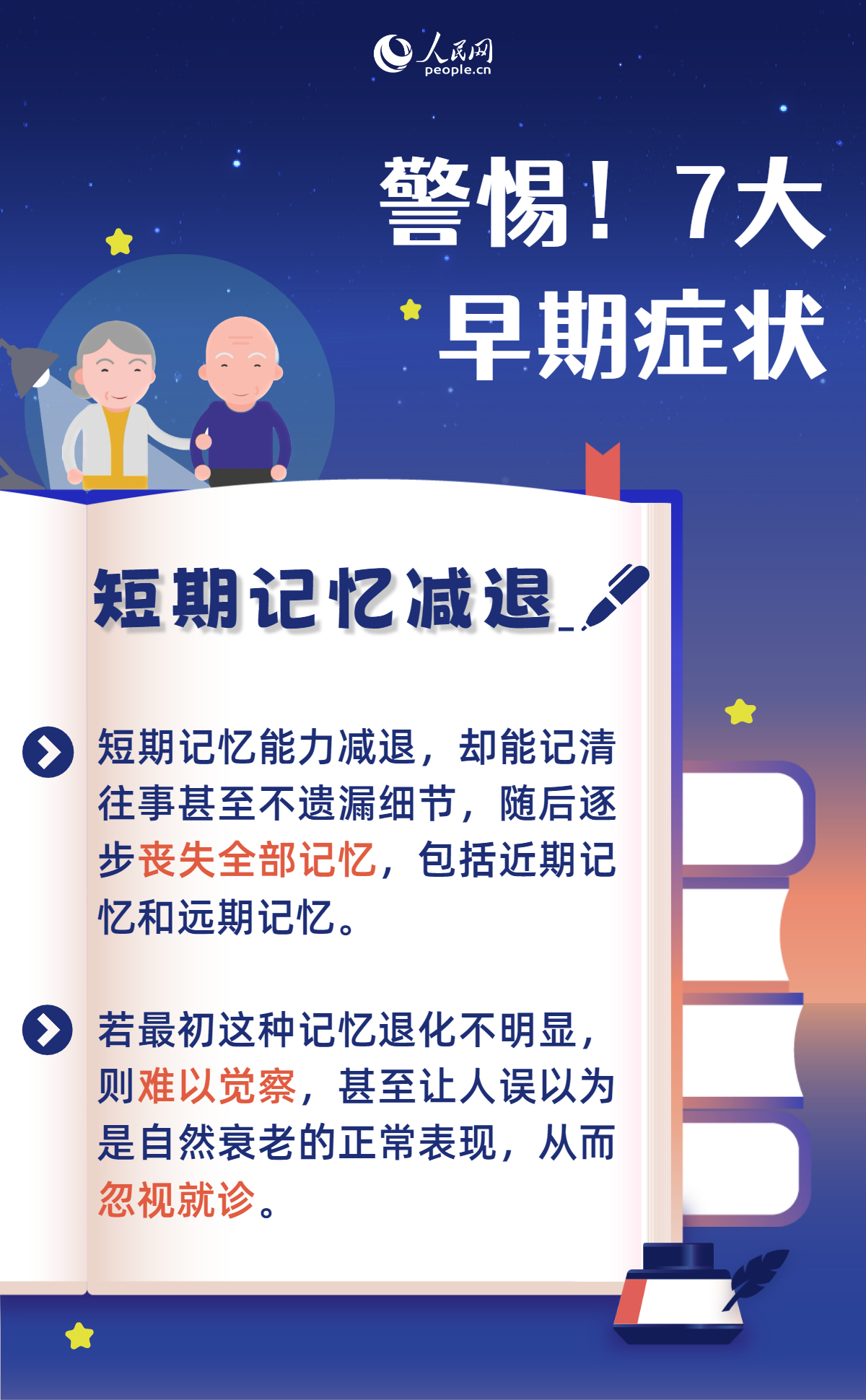 阿尔茨海默病日：家有老人，你需要警惕这7个信号