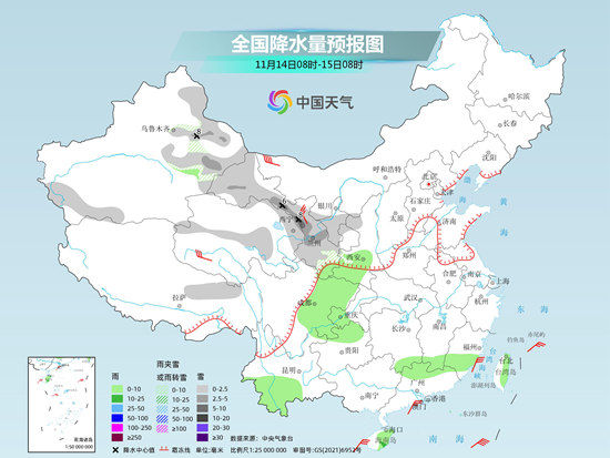 本周初降温重心转移至南方 西北地区雨雪频扰