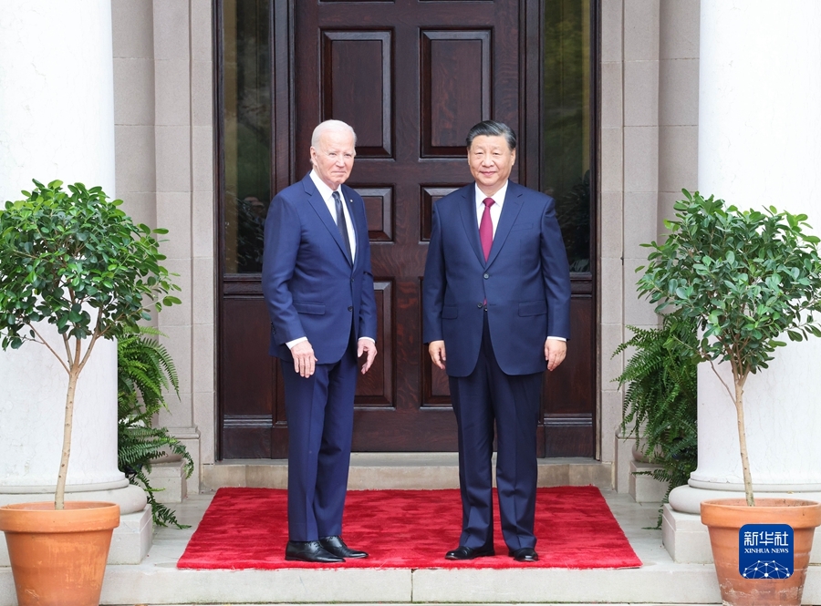 习近平同美国总统拜登举行中美元首会晤