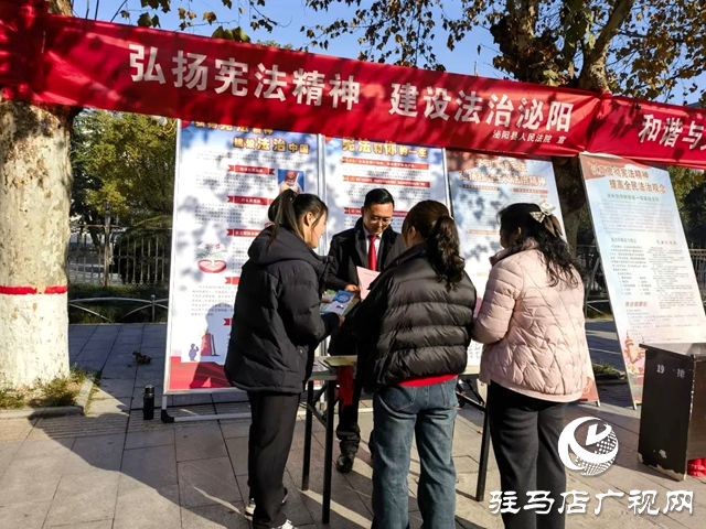泌阳县法院开展“12.4”国家宪法日宣传活动