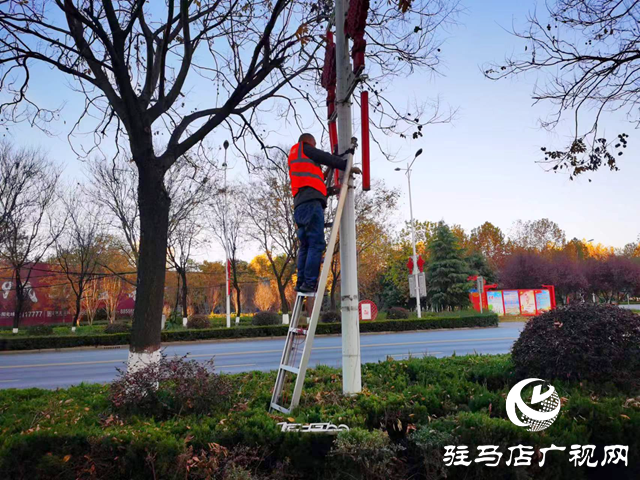 驻马店经济开发区：道路养护“不降温” 安全畅通“不打烊”