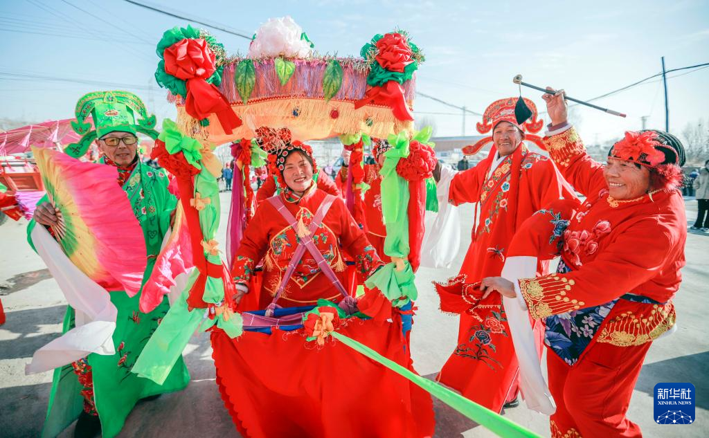 迎新年 民俗节目排练忙