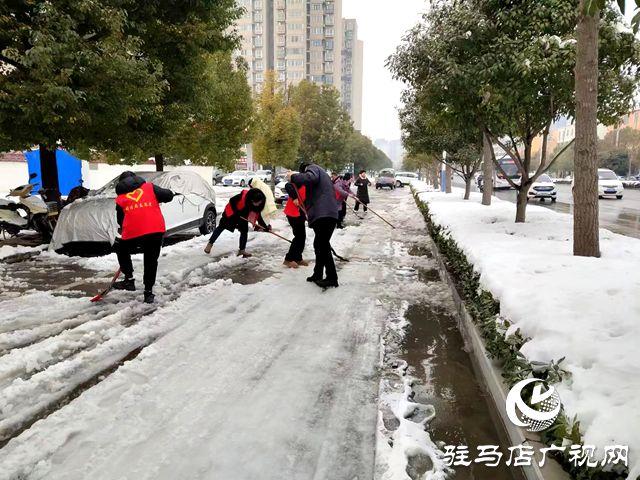 平舆县司法局开展“清积雪 保出行”志愿服务活动