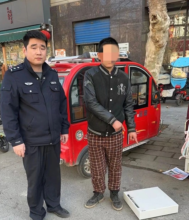 伸手必被捉！西平警方一小时破获盗窃沿街门店案