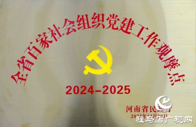 驻马店市保险行业协会党支部被评定为全省社会组织党建工作观摩点