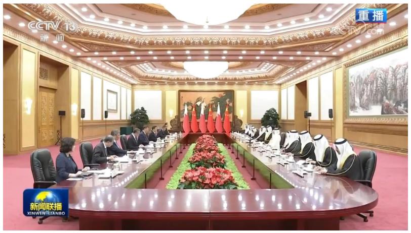 习近平同巴林国王哈马德会谈