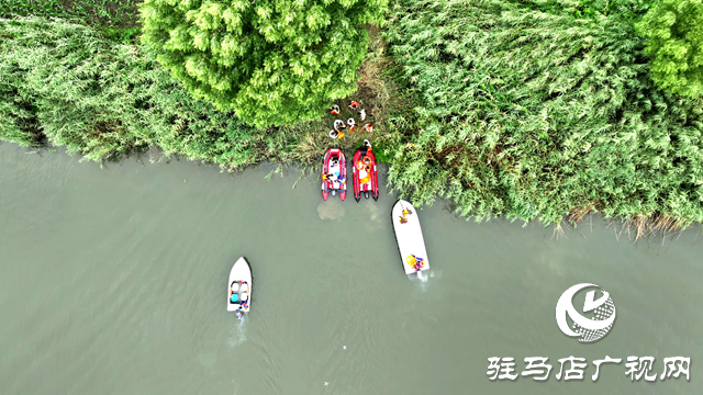 汝南县三桥镇举行2024年度夏季防汛应急救援演练