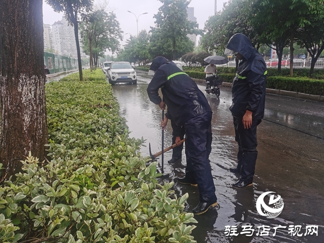 驻马店：多部门闻“汛”而动 积极应对强降雨天气