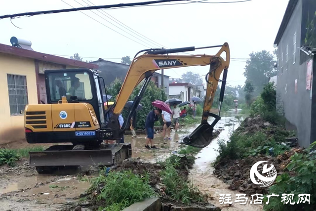 驿城区诸市镇全力做好防汛排涝工作