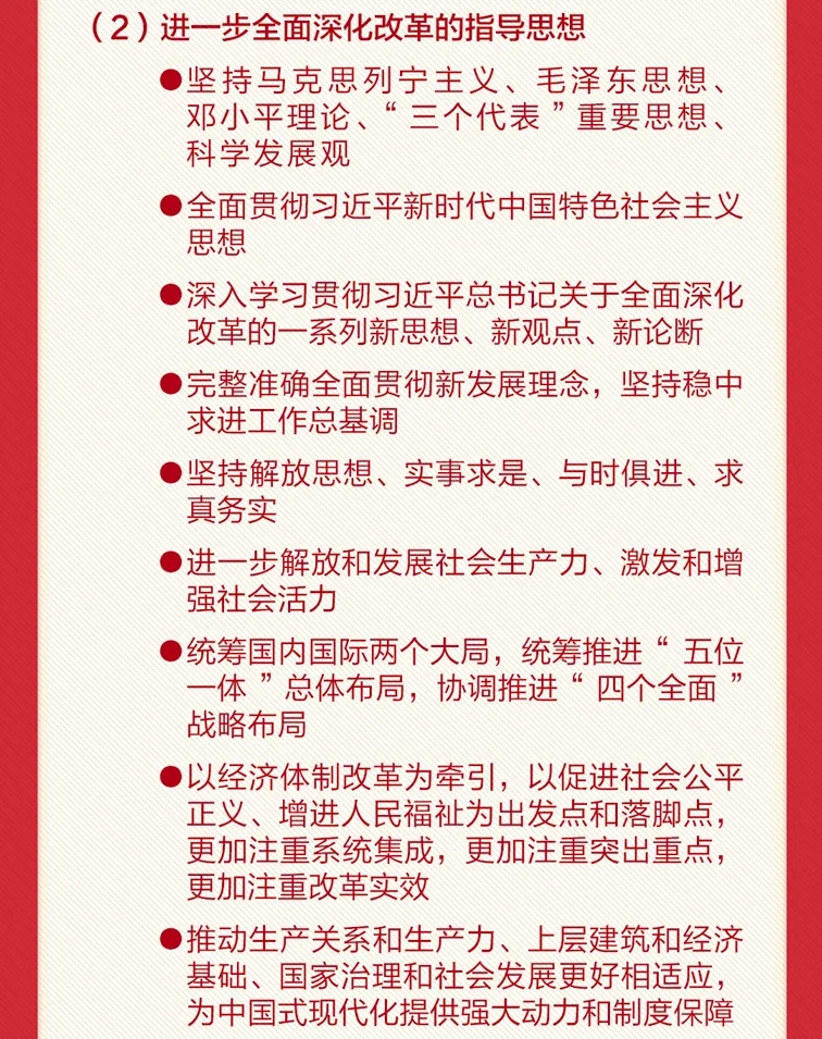 转存！60条要点速览二十届三中全会《决定》