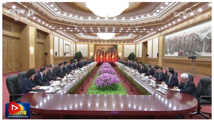 习近平同越共中央总书记、国家主席苏林会谈