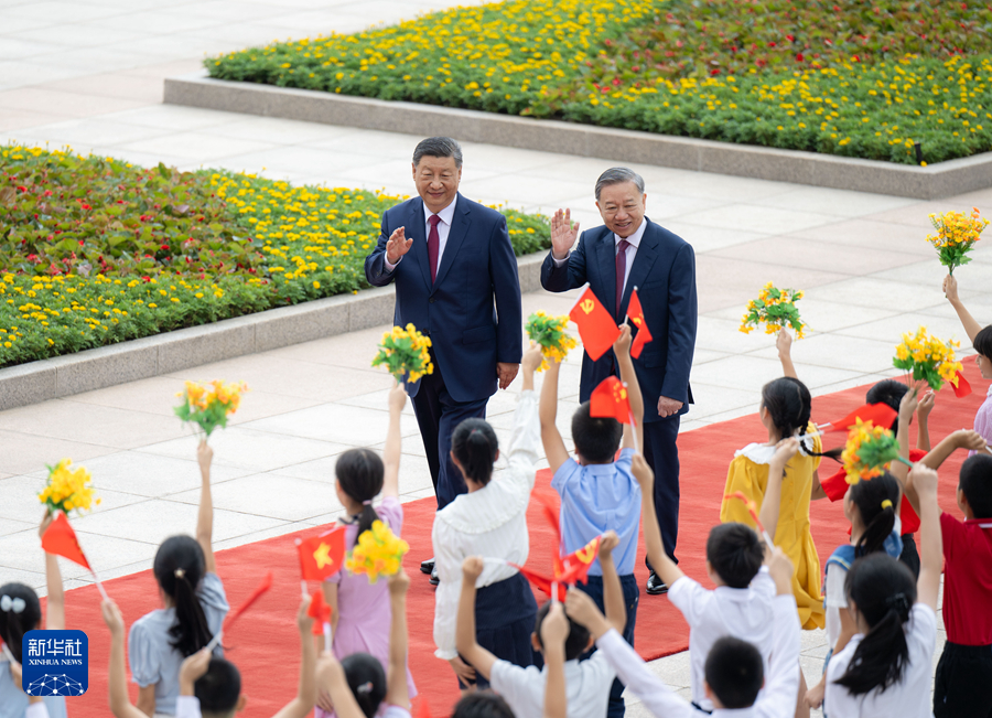 习近平同越共中央总书记、国家主席苏林会谈