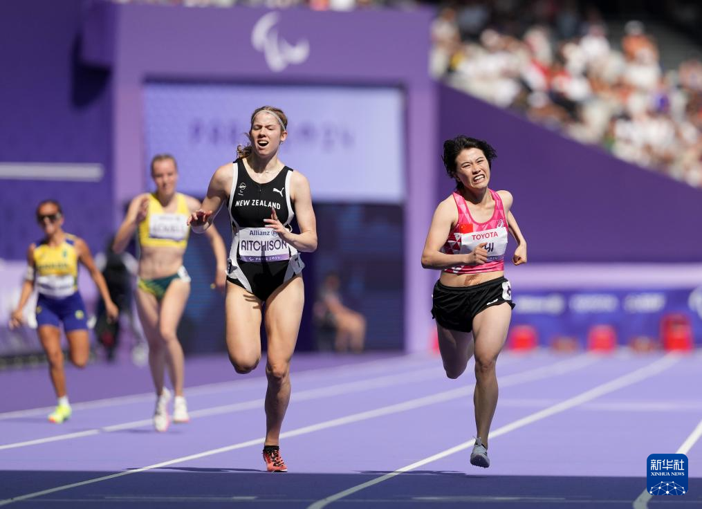 巴黎残奥会｜田径——女子200米T36级决赛：史逸婷夺冠