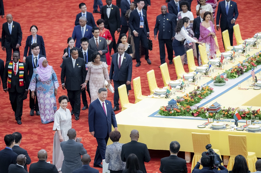 中非合作论坛丨习近平和彭丽媛为出席中非合作论坛北京峰会的国际贵宾举行欢迎宴会