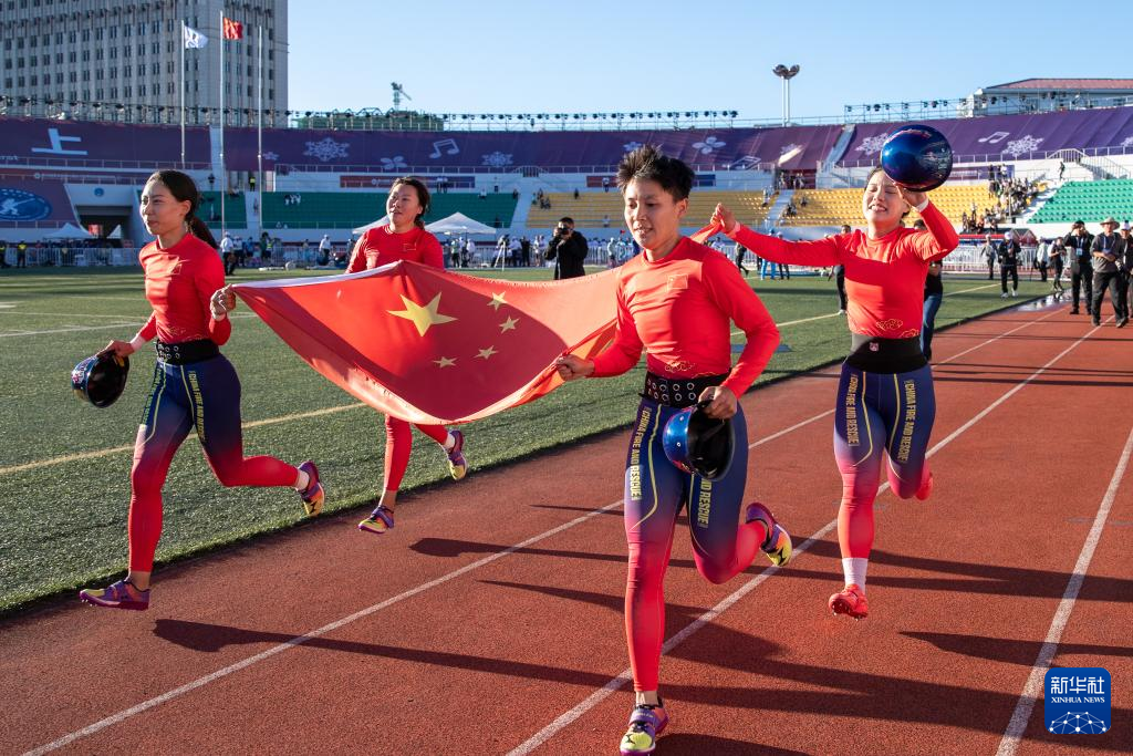 中国女队首夺“消防奥运会”冠军