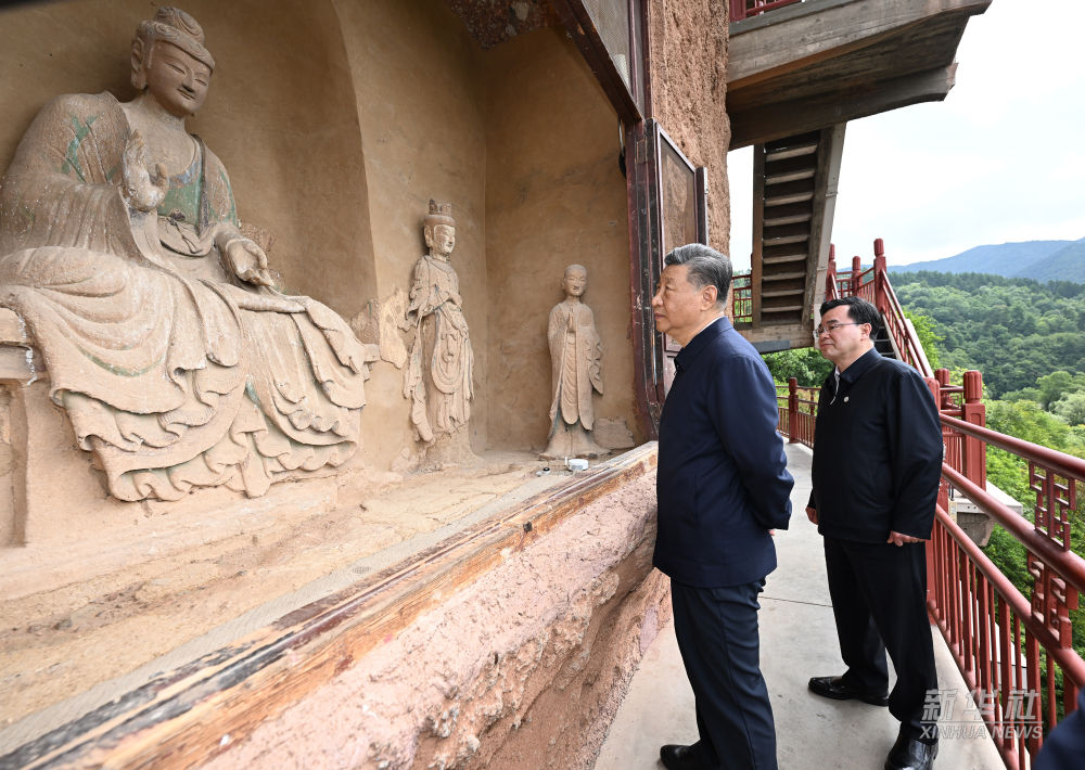 习近平在陕西宝鸡市和甘肃天水市考察调研