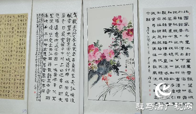 驻马店市举办老年书画展 庆祝新中国成立75周年