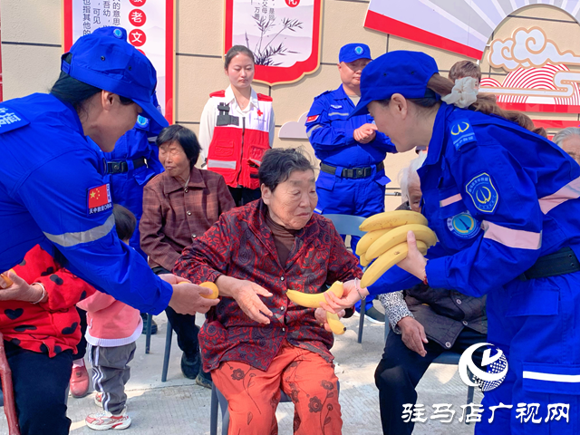 驻马店经济开发区红十字天中救援队举办情暖重阳主题活动